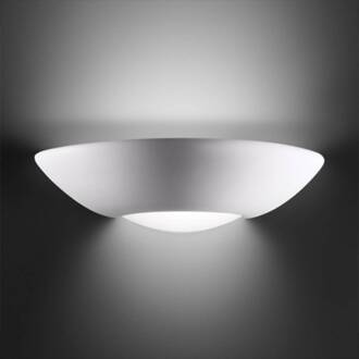 Wandlamp Casablanca, beschilderbaar, breedte 40 cm wit, gesatineerd