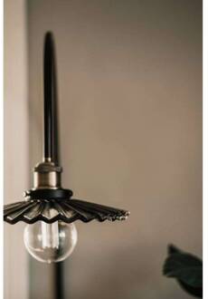 wandlamp COBBLER, grijs, hoogte 150 cm rookgrijs, zwart