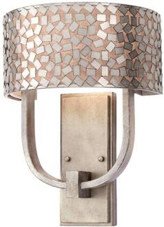 Wandlamp Confetti in zilver antiek zilver antiek, wit
