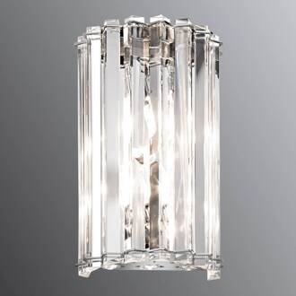 Wandlamp Crystal Skye chroom, helder