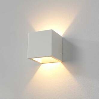 Wandlamp Cube - Wit - LED 6W 2700K - IP54 - Dimbaar