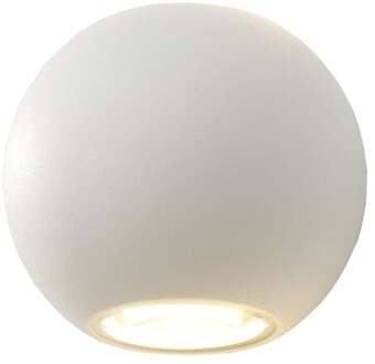 Wandlamp Denver Ø 10 cm wit