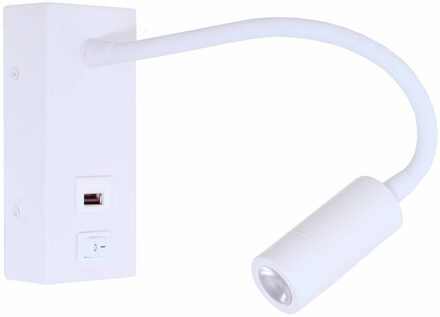 Wandlamp Easy LED USB Wit