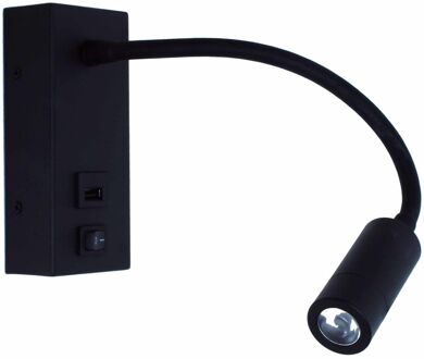 Wandlamp Easy LED USB Zwart