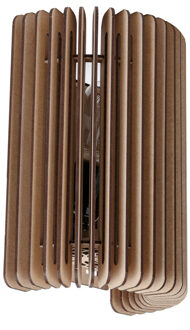 Wandlamp Edge H 27 cm naturel