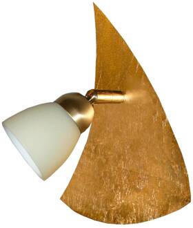 Wandlamp Elegance, goud goud, wit