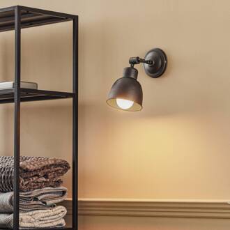 Wandlamp Emoti, 1-lamp, antraciet