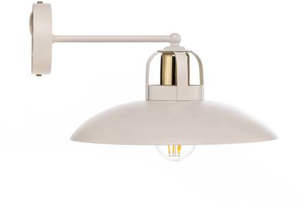 Wandlamp Felix, wit/goud wit, goud