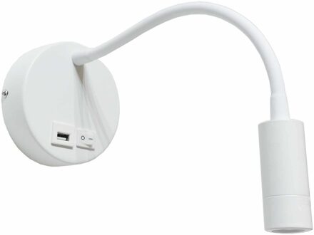 Wandlamp Flex USB wit