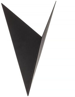 Wandlamp Form H 30 cm zwart