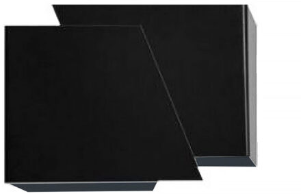 Wandlamp Frost B 17 cm zwart