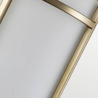 Wandlamp Fusion 1, messing naturel messing, wit