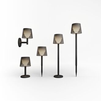 Wandlamp Greta Zwart Solar 5in1