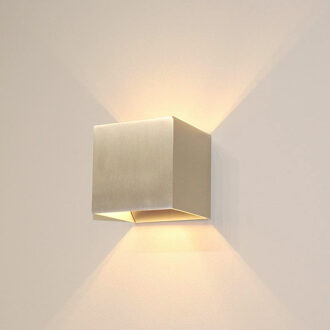 Wandlamp Gymm 10x10 cm excl. G9 aluminium