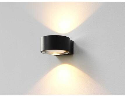 Wandlamp Hudson Ø 11 cm antraciet