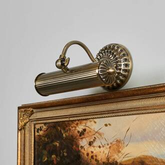 wandlamp Joely, 25 cm, messing, metaal, E14 antiek messing