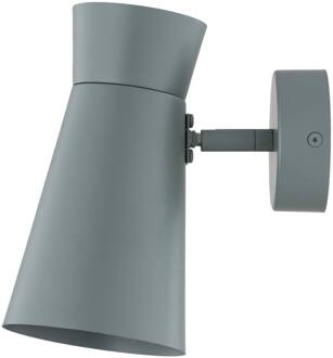 Wandlamp Lotta, saliegroen, spot, staal, verstelbaar