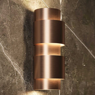 Wandlamp Martens Design Sofia 26x10 Cm Rond Geborsteld Goud