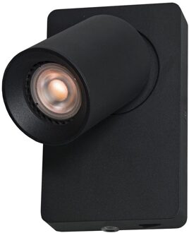 Wandlamp Megano Zwart GU10 incl. Schakelaar