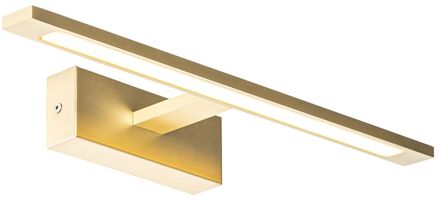 Wandlamp messing 41,5 cm incl. LED IP44 - Jerre Goud