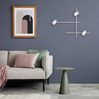 Wandlamp Mikado, cipria/transparant, 3-lamps, glas cipria, transparant