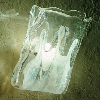 Wandlamp MURANO zilver, helder, wit