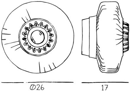 Wandlamp New Wave Optic, amber, Eyeball, stekker amber, goud