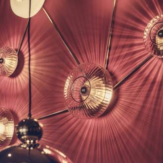 Wandlamp New Wave Optic XL, helder, Eyeball, stekker helder, zwart