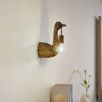 wandlamp Nirvathia, boeket, messingkleurig, metaal