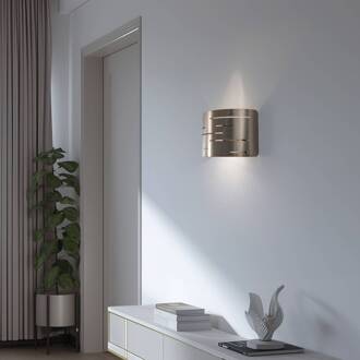 Wandlamp Oisin, goud, metaal, hoogte 22 cm, E27