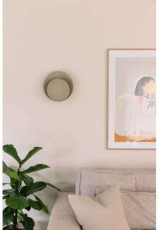 wandlamp ORBIT, beige, Ø 30 cm