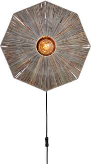 Wandlamp Panama dia. 45cm, dk.grijs