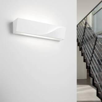 Wandlamp Pellene, breedte 35,5 cm wit