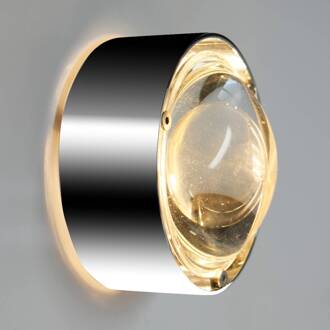Wandlamp PUK ONE klein, chroom duidelijk