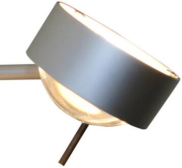 Wandlamp PUK SIDES, 1-lamp 30 cm mat chroom helder, wit mat