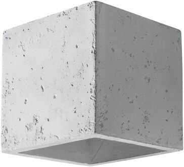 Wandlamp QUAD Beton 10 x 10cm Grijs