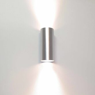 Wandlamp Roulo 2 lichts H 15,4 Ø 6,5 cm aluminium