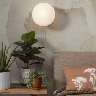 Wandlamp Sapporo - Wit - Ø28cm