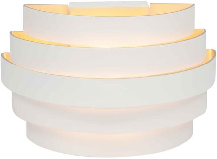 Wandlamp Scudo B 20 cm wit goud