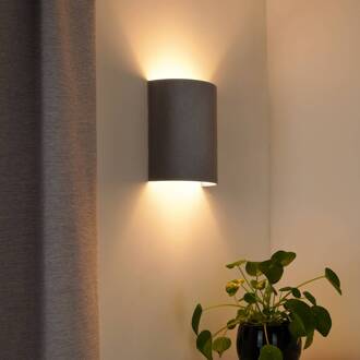 Wandlamp Semi Circle, Soro, grijs, E27
