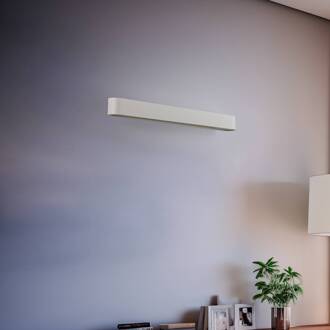 Wandlamp Soft, breedte 60 cm, wit, aluminium, G13