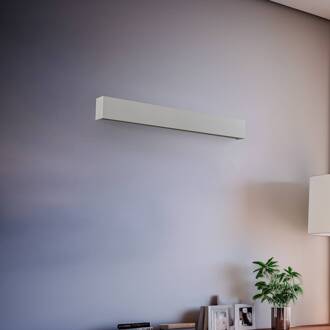 Wandlamp Straight S, 62 cm, wit