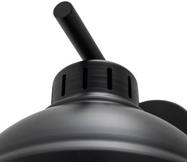 Wandlamp Sven, zwart-goudkleurig, Ø 21 cm, staal