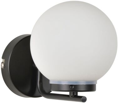 Wandlamp Swann Zwart E14