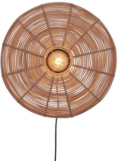 Wandlamp Tanami - Rotan - Ø55cm Bruin