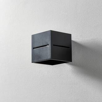 Wandlamp Top up/down, zwarte behuizing