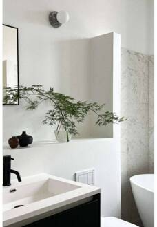 wandlamp Torrano, grijs Ø 13 cm IP44 grijs gemarmerd, wit