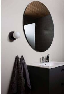 wandlamp Torrano, zwart, Ø 13 cm IP44 zwart, wit