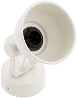 Wandlamp Trogir, beige, Ø 11,5 cm, metaal