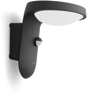 Wandlamp Tyla Antraciet 9w Met Sensor